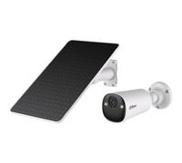 Dahua Apollo Bullet C1 4G Kit Intelligent 4MP LTE / 4G Battery Operated Surveillance Camera with AOV and Solar Panel (White)