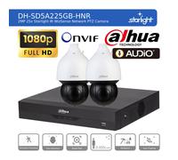 DAHUA IP 25X ZOOM STARLIGHT PTZ CCTV SECURITY SYSTEM 1080P AUDIO CAMERA COLORVU