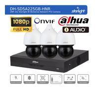 DAHUA IP 25X ZOOM STARLIGHT PTZ CCTV SECURITY SYSTEM 1080P AUDIO CAMERA COLORVU