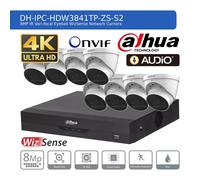 DAHUA IP 4K CCTV SECURITY SYSTEM 8MP AUDIO CAMERA COLORVU HD OUTDOOR NIGHTVISION