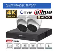 DAHUA IP 4K CCTV SECURITY SYSTEM 8MP AUDIO CAMERA COLORVU HD OUTDOOR NIGHTVISION