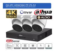 DAHUA IP 4K CCTV SECURITY SYSTEM 8MP AUDIO CAMERA COLORVU HD OUTDOOR NIGHTVISION