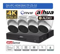 DAHUA IP 4K CCTV SECURITY SYSTEM 8MP AUDIO CAMERA COLORVU HD OUTDOOR NIGHTVISION