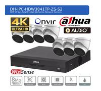 DAHUA IP 4K CCTV SECURITY SYSTEM 8MP AUDIO CAMERA COLORVU HD OUTDOOR NIGHTVISION