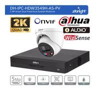 DAHUA IP CCTV SECURITY SYSTEM 5MP AUDIO MIC CAMERA COLORVU OUTDOOR NIGHT VISION