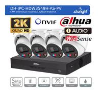 DAHUA IP CCTV SECURITY SYSTEM 5MP AUDIO MIC CAMERA COLORVU OUTDOOR NIGHT VISION