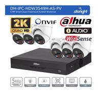 DAHUA IP CCTV SECURITY SYSTEM 5MP AUDIO MIC CAMERA COLORVU OUTDOOR NIGHT VISION