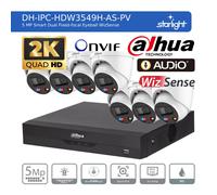 DAHUA IP CCTV SECURITY SYSTEM 5MP AUDIO MIC CAMERA COLORVU OUTDOOR NIGHT VISION