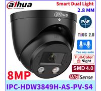 Dahua IPC-HDW3849H-AS-PV-S4(S4 Version) SMD4.0 TiOC2.0 Full Color 8MP IP Camera