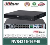 Dahua NVR4216-16P-EI 4K 16CH 16PoE AI NVR 16 MP WizSense Network Video Recorder