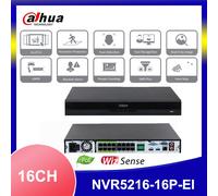 Dahua NVR5216-16P-EI 16CH 16PoE 2SATA 4K WizSense NVR AI 32MP Net Video Recorder