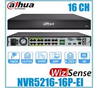 Dahua NVR5216-16P-EI 1U 16PoE 2HDDs 16 Channels WizSense Network Video Recorder