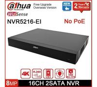Dahua NVR5216-EI AI NVR 4K 16CH 2SATA WizSense SMD+ ANPR Network Video Recorder
