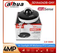 Dahua SD1A404DB-GNY 4MP 4X ZOOM Starlight IR WizSense PTZ Camera MIC IVS SMD3.0