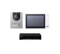 Dahua Surface IP Villa Video Door Phone Kit-CIT02, 1080p, 7'' Touchscreen, 4 PoE Ports, Night Vision, Indoor & Outdoor Usage