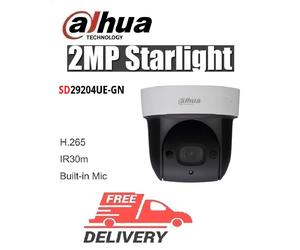 Dahua Technology SD29204UE-GN 2MP 4x Starlight IR PTZ Network Camera, intrusion