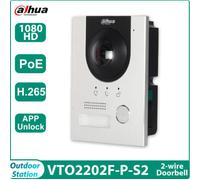 Dahua VTO2202F-P-S2 IP Villa Door Station 2MP Fisheye Camera Doorbell PoE APP