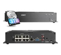 DahuaSecurity Advanced 16Ch 8 PoE Port Digital Video Recorder with 3TB HDD 4K HDMI Output and Smart Surveillance Features NVR for Home Security Camera System (NVR-16ch-8POE-3)