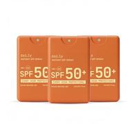 dai.ly Pack of 3 Facial Sunscreen Sprays SPF 50+ | Broad-Spectrum UVA/UVB Face Sunscreen | Pocket-sized 20ml | Pack of 3