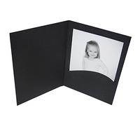 Daiber 1x100 Portrait Folders Pack of 10 x 15 Black