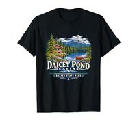 Daicey Pond Cabins Baxter State Park Maine Vintage Value Graphic T-Shirt