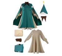 Daiendi Hat Atelier Cosplay Anime Cosplay Women's Dress Witch Costume Atelier Coco Wig Set Halloween Carnival