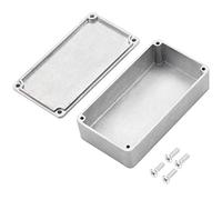 DaierTek 125B 1590N1 Aluminum Guitar Pedal Enclosure 122x66x39.5 MM Metal Stompbox Enclosure Guitar Effect Unfinished Toggle Switch Box