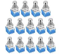 DaierTek 14PCS 3PDT 9 Pins Box Stomp Guitar Effect Pedal Foot Switch