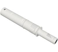 DAIGLE Magnetic Door Catch Damper Buffers Push To Open System Soft Quiet Close Closer Catches for Cabinet Door Drawer 2 Pcs,White,Short (Color : Wit, Size : Short)