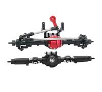 DAIHAOEE For SCX10 II Aluminum Alloy CNC Front Rear Axle Set 30T/8T For 1/10 RC Crawler for Axial AR44 90047 90046 AX90060 Builders Kit Upgrade(BK Front Rear Axle)