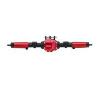 DAIHAOEE For SCX10 II Aluminum Alloy CNC Front Rear Axle Set 30T/8T For 1/10 RC Crawler for Axial AR44 90047 90046 AX90060 Builders Kit Upgrade(Red Rear Axle)