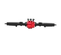 DAIHAOEE For SCX10 II Aluminum Alloy CNC Front Rear Axle Set 30T/8T For 1/10 RC Crawler for Axial AR44 90047 90046 AX90060 Builders Kit Upgrade(Black Rear Axle)