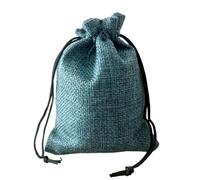 Daihellenstone 20 Pieces Sage Green Burlap Drawstring Gift Bags Green Linen Sacks Pouches forBirthday Wedding Party Favors, 5.5x3.9 Inches