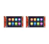 Daijianbin 2pcs 2.8 Inch 240X320 SPI TFT LCD Display Module SPI Serial Port 51 Drive ILI9341V LCD Serial Port Module STM32