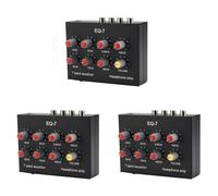 Daijianbin 3X EQ-7 Car Audio Headset Amplifier 7-Band EQ Equalizer 2 Channel Digital Sound Equalizer