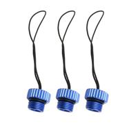 Daijianbin 3X Scuba Diving DIN Tank Valve Threaded Cover 5/8-14NPS Dust Cap Dust Plug Protector Tank Regulator Cover Blue