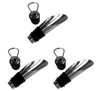 Daijianbin 3X Stainless Steel Wine Stopper Pourer Metal Wine Pouring Drain Bar Home Wine Set Wine Stopper Champagne Stopper