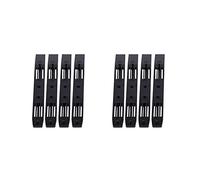 Daijianbin 4 Pair Hard Drive Rails Chassis Cage Accessories Drive Bay Slider Plastic Rails for 3.5 to 5.25 Hard Drive Tray