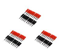 Daijianbin 60Pcs Silver Plated Connector Audio Banana Speaker Plug