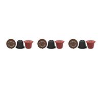 Daijianbin 9 Pcs Refillable Reusable Espresso Capsule for Coffee Machine Reusable Capsule Refill Empty Capsule