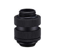 Daijianbin G1/4’ Male to Male Rotary Connectors Copper SLI Water Cooling Fittings for PC, Adjustable Lengths A