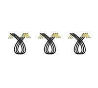 Daijianbin Guitar Patch Cable Effect Pedal Patch Cords 1/4-Inch Right Angle Low Profile Pancake Design for Effect Pedals 9 Pack