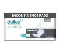 Dailee Comfort Maxi Plus - 120 Adult Incontinence Protector Diapers - Absorbent Pads for The Elderly, Men and Women 9 Drops - Comfortable, Protective and Delicate
