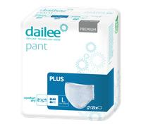 Dailee Pants Plus and Super - M, L, XL - 15x Adult Diapers for Men and Women