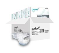 Dailee Slip Maxi Plus XXL - 112x Adult Nappies for Men and Women - 4 Packs of 28 Incontinence Slips with Maximum Absorbency and Overnight Protection - 130-190 cm Waist (51-75 inches)