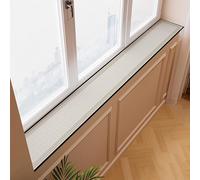 Dailify Absorbent Window Sill Protector Mat with Pattern, Household Windowsill Cover Decorative Pad, Non-skid Bay Window Trim Cushion, Easy to Cut(B,90cmx25cm (35 3/8" x9 7/8"))