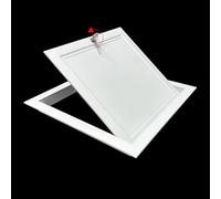 Dailify Access Panel Lockable Access Door Panel with Key, Drywall Weatherproof Service Hole Cover, Plumbing Inspection Doors for Hospitals Schools Hotels(12x18in (300x450mm))