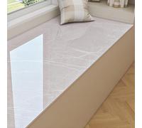 Dailify Self-adhesive Bay Window Sticker Marble Style, Indoor Window Sill Replacement Wallpaper Peel & Stick, PVC Window Sills Cover Protector(Style E,300x80cm (9.8x2.6ft))