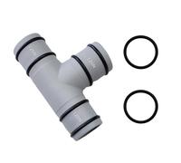 DAILJMON Hose Connector Adapter / 1.25 Inch Diameter, T-Shape for Swimming Pool Hose, 1 Piece