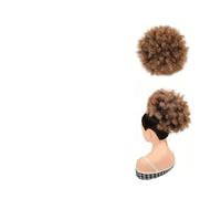 Daily 1Pcs Afro Puff Drawstring Ponytail Extension for Black Women Clip in Synthetic Afro Curly Bun Hair Pieces Hairpieces(6inch-1BT30)